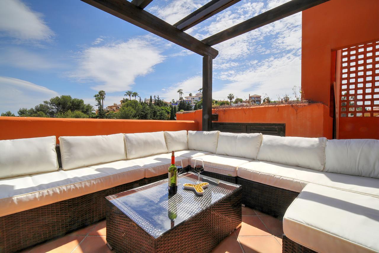Apartament Jardines De Nueva Galera Cozy Penthouse Estepona Zewnętrze zdjęcie